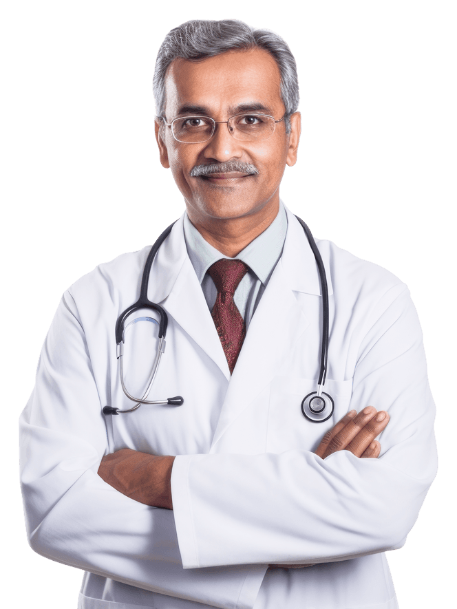 Doctor with digital technology